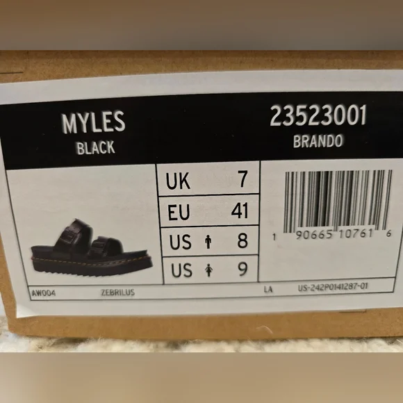 Dr Matrens Myle's Brando Slide Sandals - Picture 2 of 4